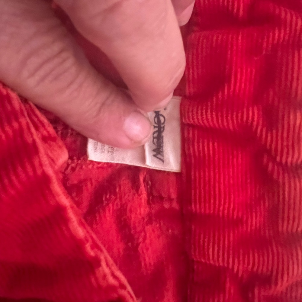J. Crew Orange‎ corduroy jeans sz 6T - Picture 3 of 5